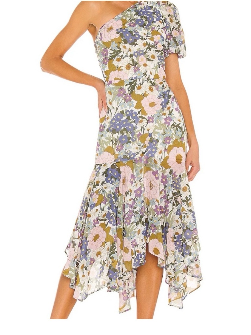 Santorini Dress in Off White Retro Floral
ASTR THE LABEL - Size Small, like new